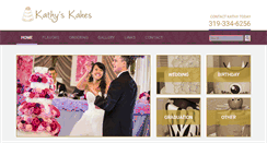 Desktop Screenshot of kathyskakesllc.com