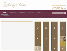 Tablet Screenshot of kathyskakesllc.com
